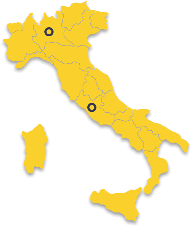 mappa italia gialla
